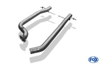 FOX Vorschalldämpferersatzrohr Ø63,5mm passend für Mercedes S-Klasse Coupé C215 FOX Vorschalldämpferersatzrohr Ø63,5mm passend für Mercedes S-Klasse Coupé C215