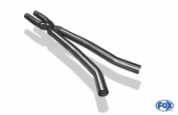 Vorschalldämpferersatzrohr X-Pipe Edelstahl passend für Ford Mustang VI Vorschalldämpferersatzrohr X-Pipe Edelstahl passend für Ford Mustang VI