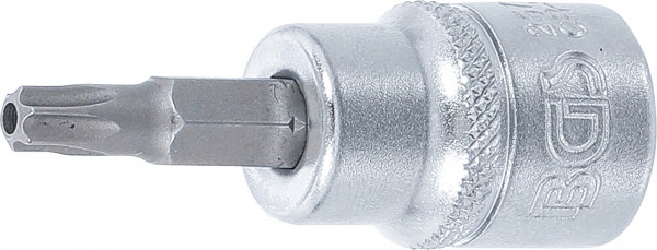 Bit-Einsatz | Antrieb Innenvierkant 10 mm (3/8") | T-Profil (für Torx) mit Bohrung T27