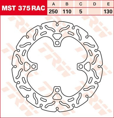 Bremsscheibe starr MST375RAC