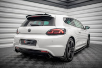 Heck Ansatz Flaps Diffusor Für VW SCIROCCO R Schwarz Hochglanz