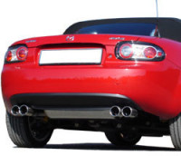 FOX Endschalldämpfer passend für Mazda MX5 NC 2x76 Edelstahl FOX Endschalldämpfer passend für Mazda MX5 NC 2x76 Edelstahl