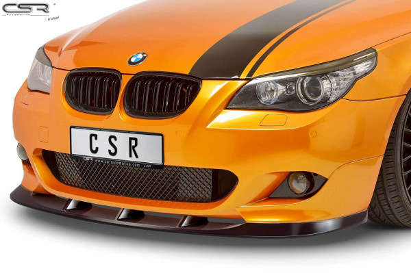 Cup-Spoilerlippe mit ABE für BMW 5er E60 / E61 CSL361 Schwarz Strukturiert