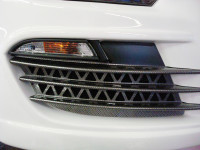 Rieger Lufteinlaßblenden (Aufpreis) carbon look für VW Scirocco 3 (13) 2-tür. 08.08-04.14 (bis Face Ausführung: Schwarz matt
