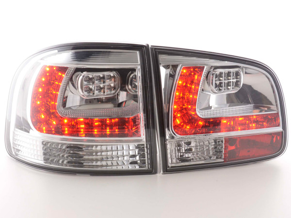 LED Rückleuchten Set VW Touareg Typ 7L 03-09 chrom