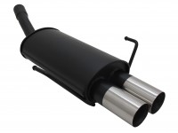 Novus Sportauspuff passend für Opel Astra H Fließheck 2x76mm RL-Design Novus Sportauspuff passend für Opel Astra H Fließheck 2x76mm RL-Design
