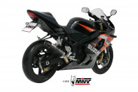 MIVV GP-C Edelstahl Schwarz mit Carbonendkappe passend für Suzuki GSX-R 600 2004-2005 MIVV GP-C Edelstahl Schwarz mit Carbonendkappe passend für Suzuki GSX-R 600 2004-2005