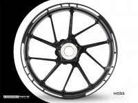 Felgenrandaufkleber GP Race 2 perlmutweiß metallic Felgenrandaufkleber GP Race 2 perlmutweiß metallic