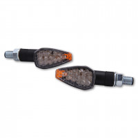 SHIN YO Peak LED Blinker Gehäuse Schwarz / Linse Klar (Paar) – vorne & hinten SHIN YO Peak LED Blinker Gehäuse Schwarz / Linse Klar (Paar) – vorne & hinten