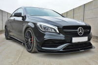 Sport Heck Ansatz Flaps Diffusor passend für Mercedes CLA A45 AMG C117 Facelift Sport Heck Ansatz Flaps Diffusor passend für Mercedes CLA A45 AMG C117 Facelift