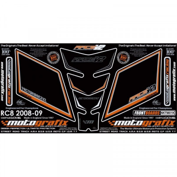 Motografix Steinschlagschutz Set KTM RC 8 NKTM01K