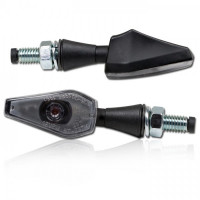 LED-Blinker New Peak aus Aluminium, schwarz, E-geprüft LED-Blinker New Peak aus Aluminium, schwarz, E-geprüft