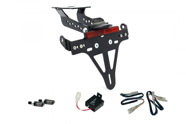 Kennzeichenhalter-Blinker-Kit M-LED passend für Kawasaki Z900 2017-2019 (Hinten)