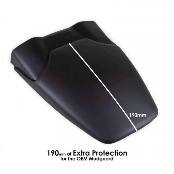 Pyramid Hinterradabdeckung Verlängerung Schwarz Matt passend für Yamaha MT-07 / XSR 700