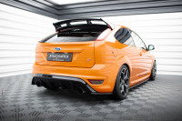 Diffusor Heck Ansatz Für Ford Focus ST Mk2 FL Schwarz Hochglanz