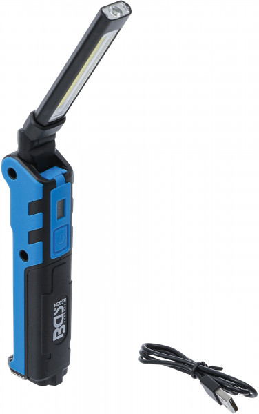 BGS Akku-Knicklampe 5W COB-LED mit USB-C Ladefunktion