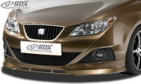 RDX Frontspoiler für SEAT Ibiza 6J, 6J SC & 6J ST -03/2012 (nicht FR, Cupra, Bocanegra) Frontlippe F Gitter: Alugitter silber