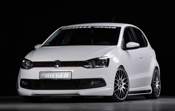 Rieger Spoilerlippe für VW Polo 6 GTI (6R) 5-tür. 05.10-01.14 (bis Facelift)