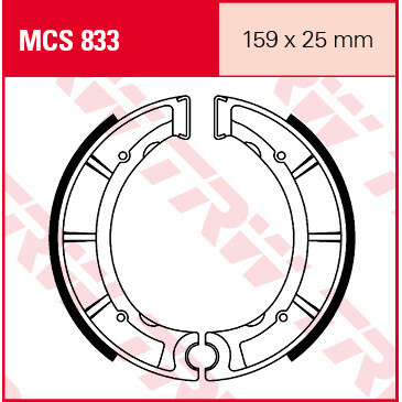 TRW Lucas Bremsbacken MCS833