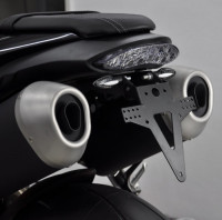 Kennzeichenhalter passend für Triumph Speed Triple S/R 16-18, verstellbar, schwarz, inkl. Reflektorh Kennzeichenhalter passend für Triumph Speed Triple S/R 16-18, verstellbar, schwarz, inkl. Reflektorh