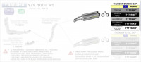 Arrow Thunder Carbon Endschalldämpfer passend für Yamaha YZF 1000 R1 07-08 Arrow Thunder Carbon Endschalldämpfer passend für Yamaha YZF 1000 R1 07-08