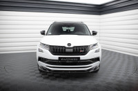 Front Ansatz Für Skoda Kodiaq Mk1 Sportline/RS Schwarz Hochglanz