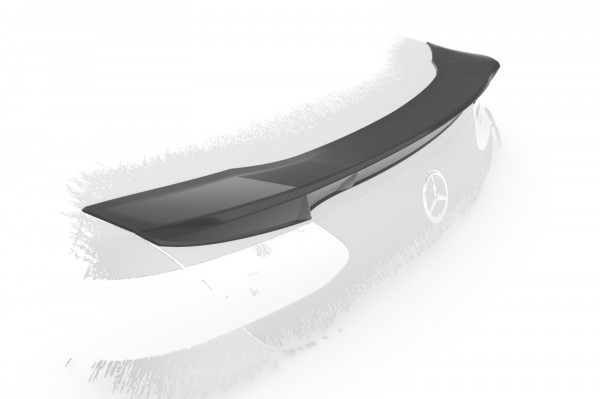 Heckflügel mit ABE für Mercedes-Benz E-Klasse (A238) Cabrio HF977 Schwarz Strukturiert