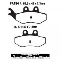 EBC FA194 HH Bremsbeläge passend für Aprilia, Yamaha, Beta u.a. EBC FA194 HH Bremsbeläge passend für Aprilia, Yamaha, Beta u.a.