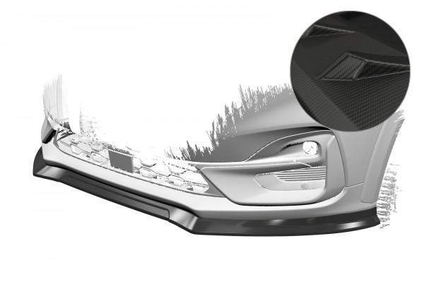 Cup-Spoilerlippe für Ford Puma ST-Line CSL504-M Carbon Look Matt