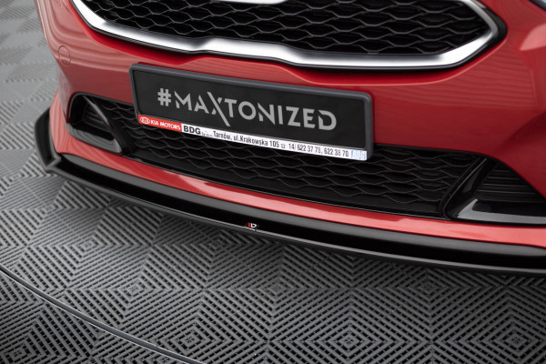 Front Ansatz V.2 Für Kia Ceed GT / GT-Line Mk3 / Proceed Mk1 Schwarz Hochglanz