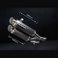 Bodis GPX 2 Edelstahl Endschalldämpfer passend für Honda CB 1000 R 2008-2017 Bodis GPX 2 Edelstahl Endschalldämpfer passend für Honda CB 1000 R 2008-2017