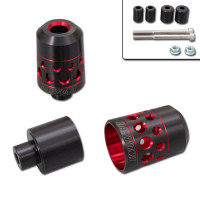 Daytona Lenkergewichte "Hollow" rot eloxiert passend für 7/8" + 1" Lenker (Ø 14–19 mm) – Paar Daytona Lenkergewichte "Hollow" rot eloxiert passend für 7/8" + 1" Lenker (Ø 14–19 mm) – Paar