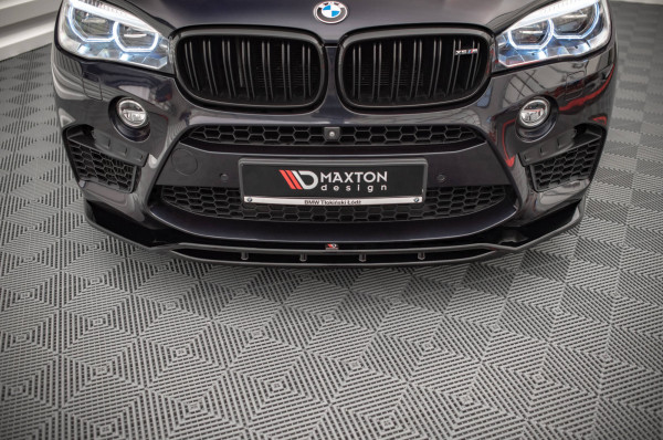 Front Ansatz V.2 Für BMW X5 M F85 / X6 M F86 Schwarz Hochglanz