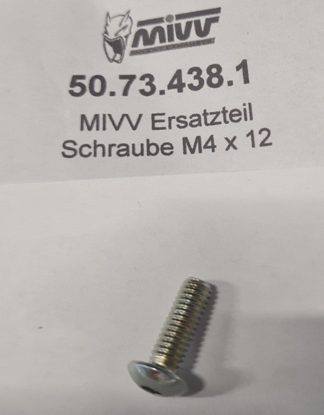 MIVV Ersatzteil Schraube M4 x 12