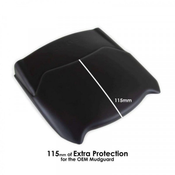 Pyramid Hinterradabdeckung Verlängerung Schwarz Matt passend für Kawasaki ZX-10R / RR ab 2017