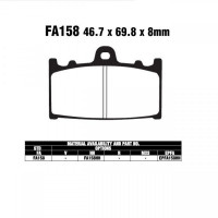 EBC FA158 Bremsbeläge passend für Suzuki Modelle EBC FA158 Bremsbeläge passend für Suzuki Modelle