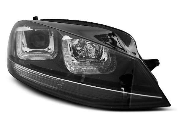 Scheinwerfer U-LED grau mit schwarzer Linie passend für VW Golf 7 11.12-17