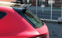 Spoiler CAP Für Seat Leon Mk3 Cupra Facelift Schwarz Hochglanz