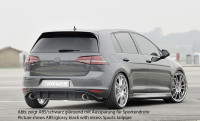 Rieger Heckeinsatz carbon look für VW Golf 7 GTI 5-tür. 04.13-12.16 (bis Facelift) Ausführung: Schwarz matt