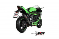 MIVV AK-1 Carbon Endschalldämpfer passend für Kawasaki Ninja ZX-6R 2021-2024 MIVV AK-1 Carbon Endschalldämpfer passend für Kawasaki Ninja ZX-6R 2021-2024