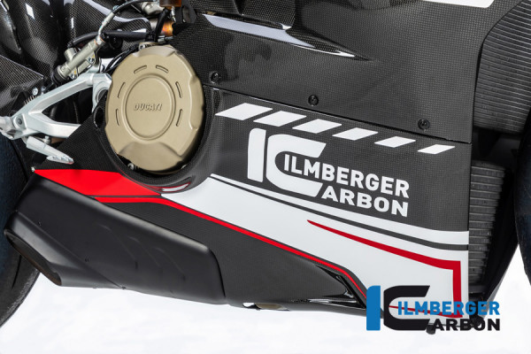 Ilmberger Carbon Verkleidungsunterteil rechts glanz für Ducati Panigale V4 / V4S ab 2018