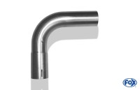 FOX Uni-Rohrbogen 90° geweitet Ø55mm Edelstahl FOX Uni-Rohrbogen 90° geweitet Ø55mm Edelstahl