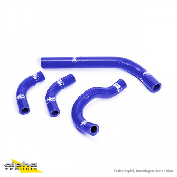 SAMCO SPORT Siliconschlauch Kit blau für Honda CRF250R CRF250X Modelljahr 2003-2019