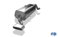 FOX Endschalldämpfer passend für Ford Fiesta VII Black/Red Edition - 145x65 Typ 59 FOX Endschalldämpfer passend für Ford Fiesta VII Black/Red Edition - 145x65 Typ 59