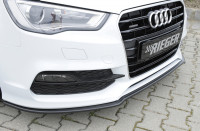 Rieger Spoilerschwert matt schwarz für Audi A3 (8V) 5-tür. (Limousine 8VS) 07.12-08.16 (bis Facelift Ausführung: Schwarz matt