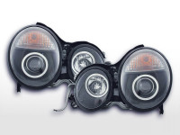 Scheinwerfer Set passend für Mercedes E-Klasse Typ W210 99-01 schwarz Scheinwerfer Set passend für Mercedes E-Klasse Typ W210 99-01 schwarz