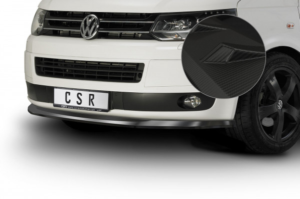 Cup-Spoilerlippe mit ABE für VW T5 CSL465-M Carbon Look Matt