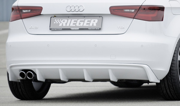 Rieger Heckeinsatz passend für Audi A3 (8V) Sportback 07/12–08/16