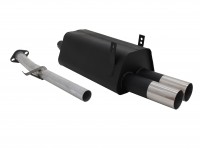Novus Sportauspuff passend für BMW 3er E36 316 / 318 2x76mm RL-Design Novus Sportauspuff passend für BMW 3er E36 316 / 318 2x76mm RL-Design