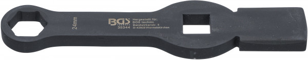 Schlag-Ringschlüssel SW 24 mm | Sechskant | mit 2 Schlagflächen